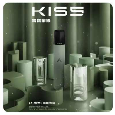 KIS5鎧斯5號電子煙主機-KISS-雙模式波波桿-顏色-寶寶軍綠