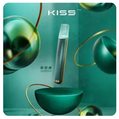 KIS5鎧斯5號電子煙主機-KISS-雙模式波波桿-顏色-琥珀綠