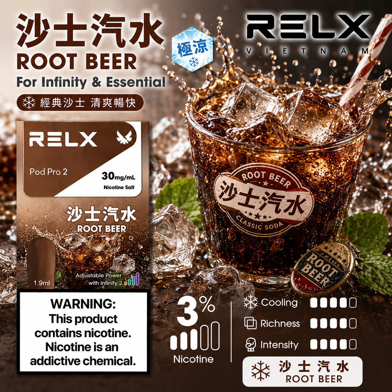 RELX 悅刻六代系列煙彈 沙士汽水