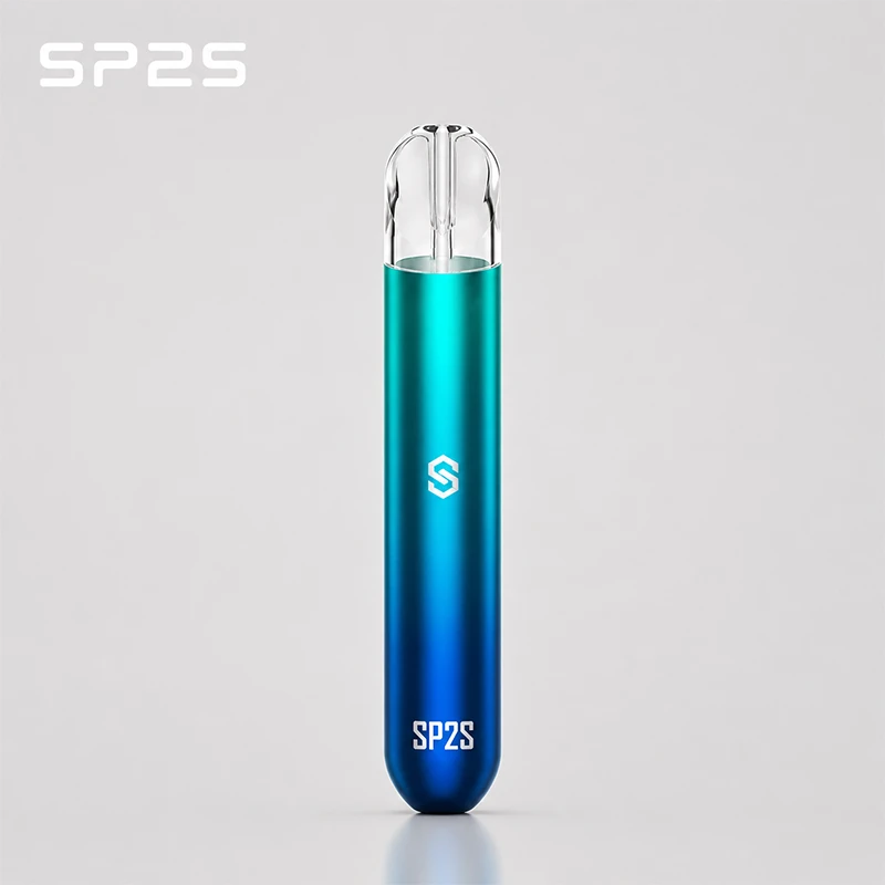 SP2S電子煙主機 一代通用霧化桿 碟羽藍綠色
